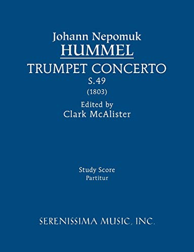 Imagen de archivo de Trumpet Concerto, S.49: Study score a la venta por Lucky's Textbooks