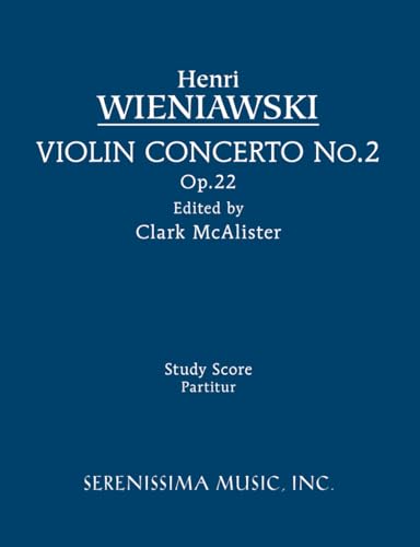 Beispielbild fr Violin Concerto No.2, Op.22: Study score zum Verkauf von BooksRun