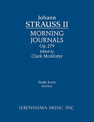 9781608741571: Morning Journals, Op.279: Study score