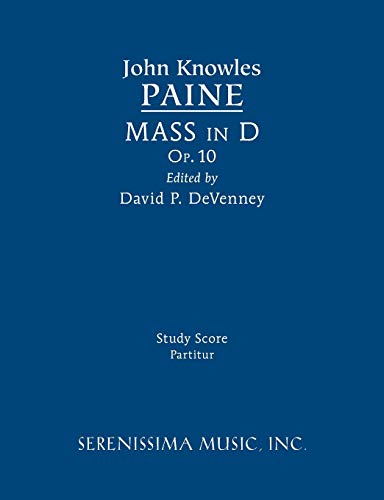 Imagen de archivo de Mass in D, Op.10: Study score a la venta por Lucky's Textbooks