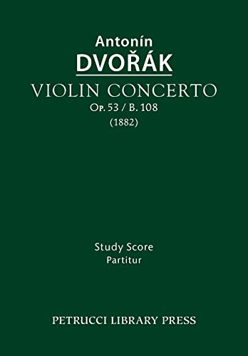 Imagen de archivo de Violin Concerto, Op.53 / B.108: Study score a la venta por Lucky's Textbooks