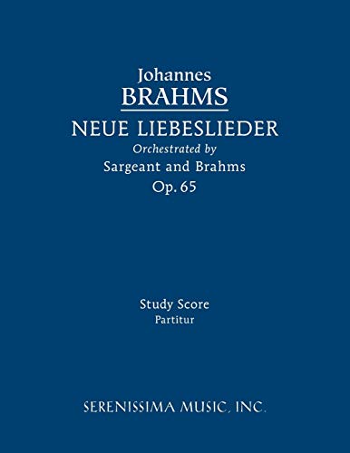 Stock image for Neue Liebeslieder, Op.65: Study score for sale by Chiron Media