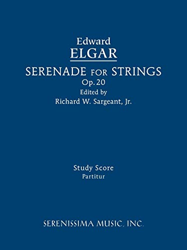 9781608742233: Serenade for Strings, Op.20: Study score