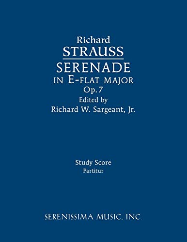 9781608742318: Serenade in E-flat major, Op.7: Study score