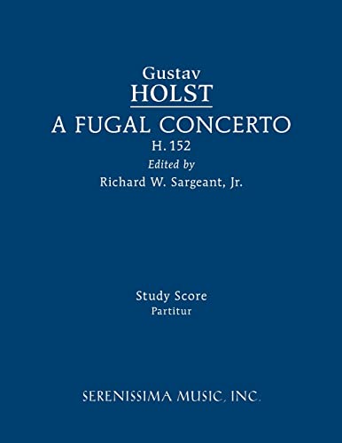 9781608742561: A Fugal Concerto, H.152: Study score