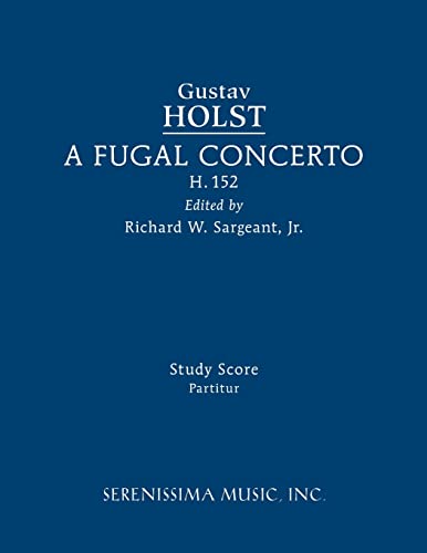 Stock image for A Fugal Concerto, H.152: Study score for sale by GF Books, Inc.