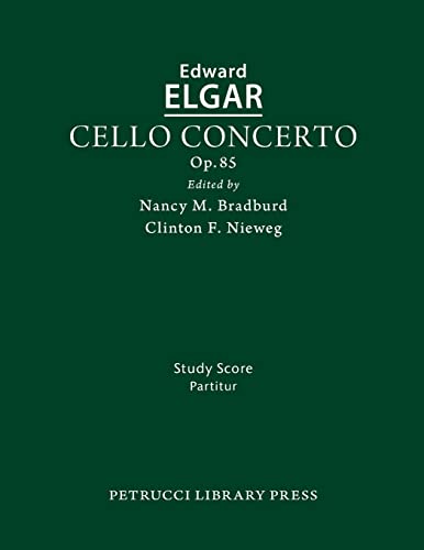 Stock image for Cello Concerto, Op.85: Study score for sale by GreatBookPrices