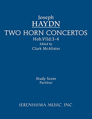 9781608742776: Two Horn Concertos: Study score
