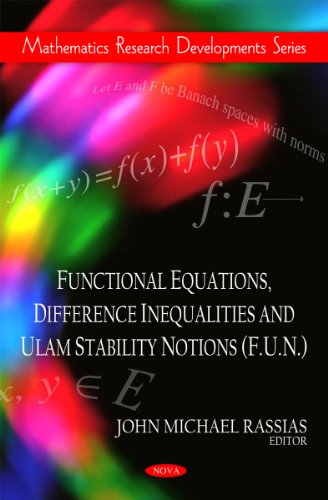 Stock image for Functional Equations, Difference Inequalities and Ulam Stability Notions (F.U.N.) for sale by PBShop.store US