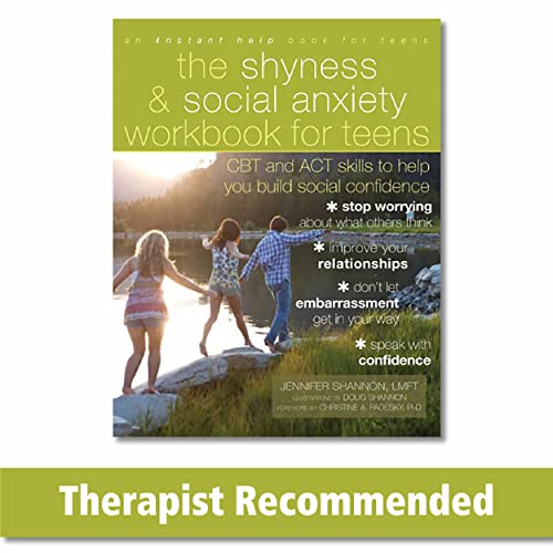 9781608821877: The Shyness and Social Anxiety Workbook for Teens: CBT and ACT Skills to Help You Build Social Confidence