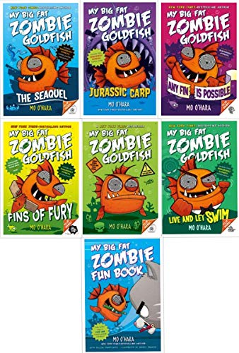 Stock image for 7 Books: My Big Fat Zombie Goldfish, The Sequel, Fins of Fury, Any Fin is Possible, Live and Let Swim, Jurassic Carp, Big Fat Zombie Fun Book for sale by Books Unplugged