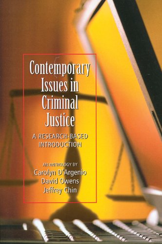 9781608850341: Contemporary Issues in Criminal Justice: A Research-Based Introduction