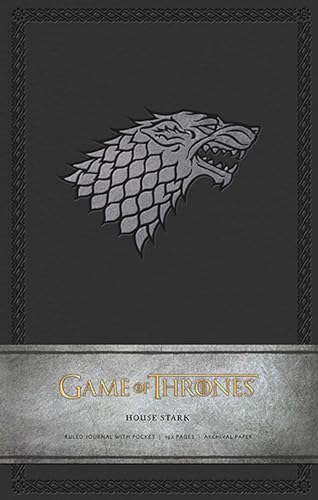 Beispielbild fr Game of Thrones Ruled Journal: House of Stark: Large Ruled Journal zum Verkauf von WYEMART LIMITED