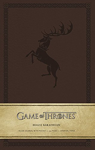9781608873722: GAME OF THRONES: HOUSE BARATHEON HARDCOVER RULED JOURNAL