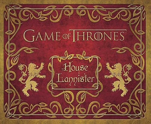 9781608876044: Game of Thrones Lannister Deluxe Stationary Kit: House Lannister Deluxe Stationery Set