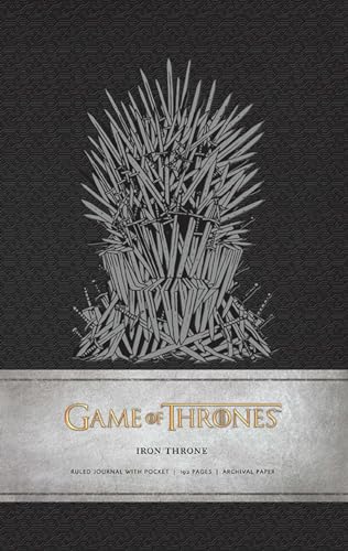 Beispielbild fr Game of Thrones Iron Throne Hardcover Ruled Journal zum Verkauf von PBShop.store UK