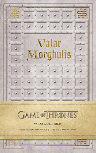 Beispielbild fr Game of Thrones Valar Morghulis Hardcover Ruled Journal zum Verkauf von PBShop.store UK
