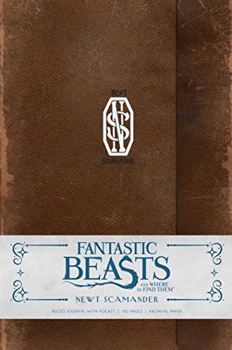 FANTASTIC BEASTS AND WHERE TO FIND THEM: NEWT SCAMANDER HARDCOVER RULED JOURNAL (Insights Journals) - INSIGHT EDITIONS