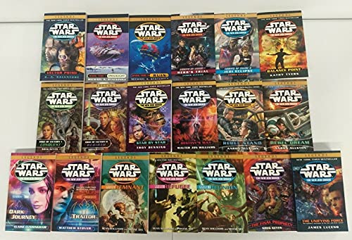 Stock image for Star Wars NEW Jedi Order Complete Set 19 Books (New Jedi Order, 1-19) for sale by Blindpig Books