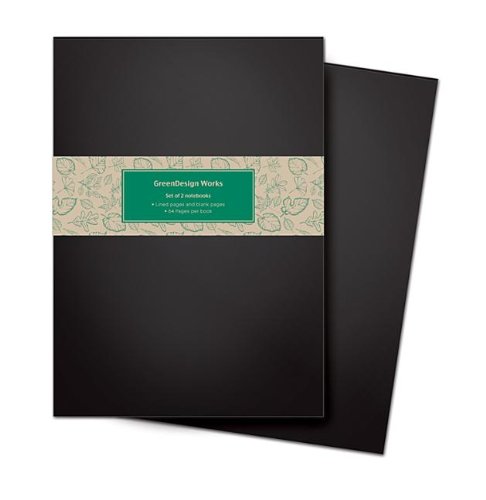 Green Design Works: A4 Set of 2 Notebook