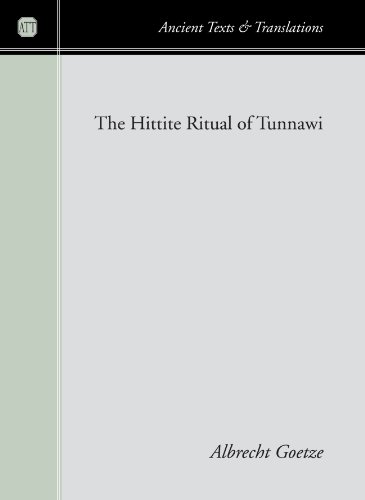 Imagen de archivo de The Hittite Ritual of Tunnawi a la venta por Windows Booksellers