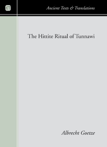 9781608990481: The Hittite Ritual of Tunnawi