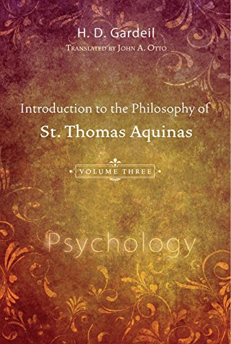 Beispielbild fr Introduction to the Philosophy of St. Thomas Aquinas, Volume 3: Psychology zum Verkauf von Windows Booksellers