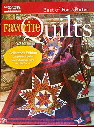 Favorite Quilts (Best of Fons & Porter) (9781609001117) by Fons, Marianne; Porter, Liz