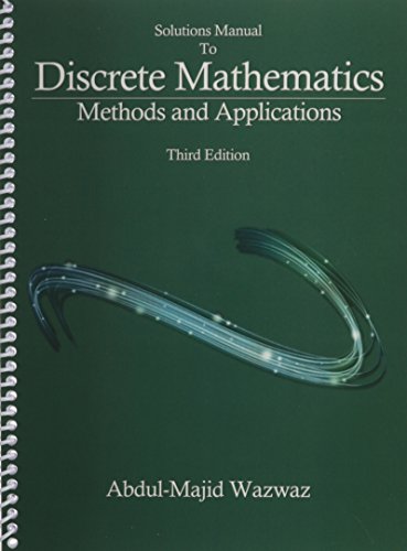 Imagen de archivo de Discrete Mathematics: Methods and Applications a la venta por Better World Books