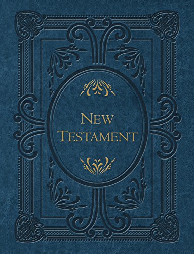 New Testament - Heirloom Edition - Beautiful Blue Leather Binding - In Box - 2014