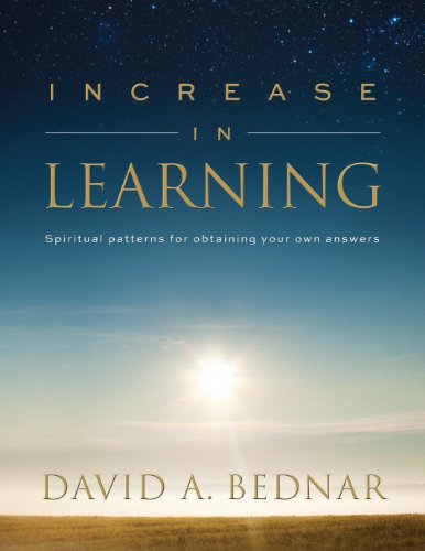 Beispielbild fr Increase in Learning - Spiritual Patterns for Obtaining Your Own Answers zum Verkauf von Jenson Books Inc