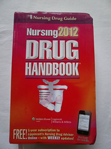 Beispielbild fr Nursing Drug Handbook 2012 zum Verkauf von Better World Books: West