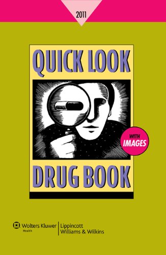 Beispielbild fr Quick Look Drug Book 2011 zum Verkauf von SecondSale