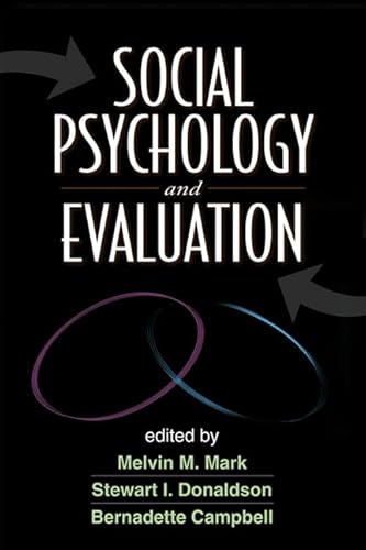 Imagen de archivo de Social Psychology and Evaluation a la venta por HPB-Red