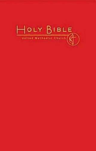 Imagen de archivo de CEB Common English Pew Bible Bright Red UMC Emblem a la venta por Bookmonger.Ltd