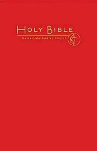 Stock image for CEB Common English Pew Bible Bright Red UMC Emblem for sale by Bookmonger.Ltd