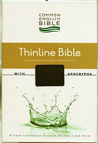 Beispielbild fr CEB Common English Thinline Bible with Apocrypha DecoTone Black zum Verkauf von BooksRun