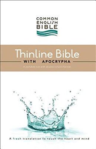Beispielbild fr CEB Common English Thinline Bible with Apocrypha Hardcover Black zum Verkauf von Better World Books