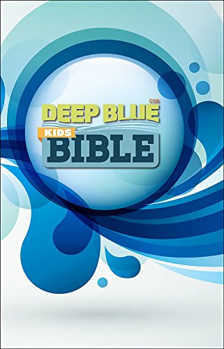 Stock image for CEB Common English Bible Deep Blue Kids Bible Decotone White Splash: Diving Deep into God's Word for sale by HPB-Ruby