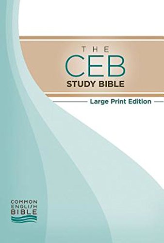 Imagen de archivo de The CEB Study Bible Large Print a la venta por Books of the Smoky Mountains