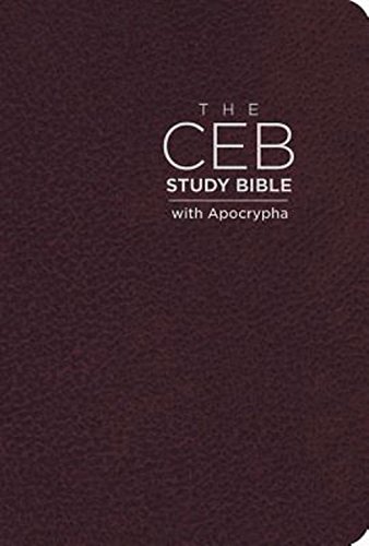 9781609261900: The CEB Study Bible: Common English Bible, Cordovan Bonded Leather, with Apocrypha