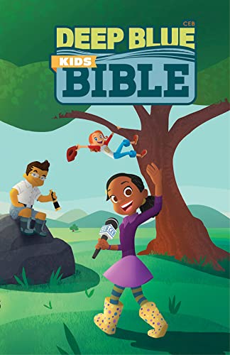 Stock image for Ceb Deep Blue Kids Bible Wilderness Trail Paperback for sale by GF Books, Inc.