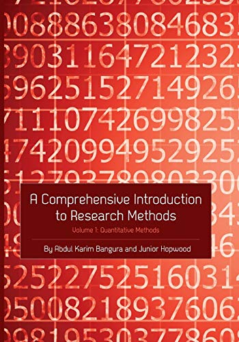 9781609278540: A Comprehensive Introduction to Research Methods: Volume 1: Quantitative Methods
