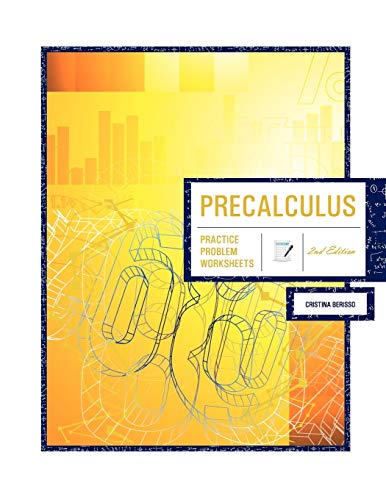 Stock image for Precalculus 2nd Edition: Practice Problem Worksheets for sale by HPB-Red