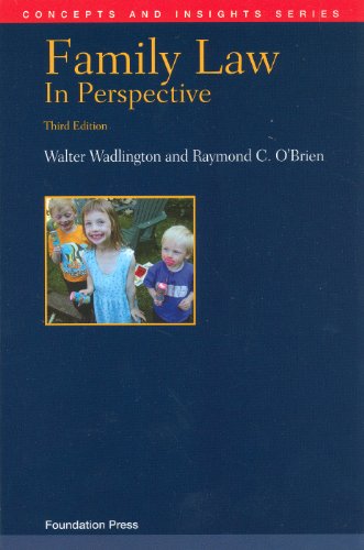 Imagen de archivo de Family Law in Perspective, 3d (Concepts and Insights) a la venta por Wonder Book