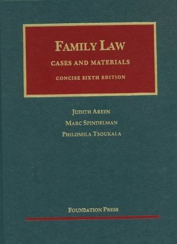 Imagen de archivo de Family Law, Concise, 6th (University Casebook Series) a la venta por HPB-Red