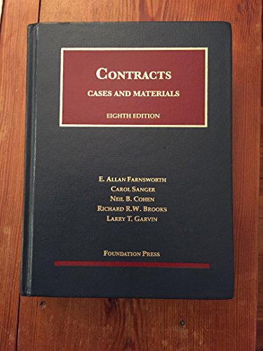 Beispielbild fr Contracts: Cases and Materials (University Casebook Series) zum Verkauf von Solr Books