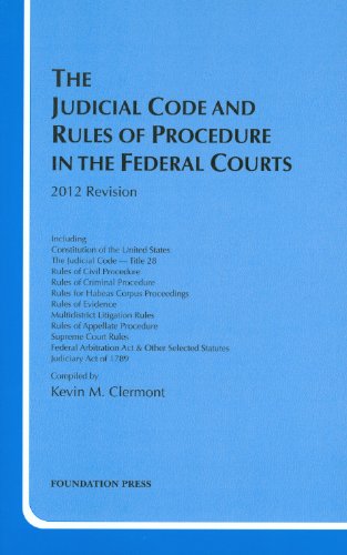 9781609301309: The Judicial Code and Rules of Procedure in the Federal Courts