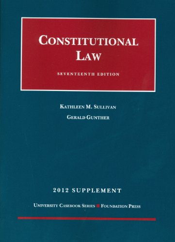 9781609301552: Constitutional Law, 2012