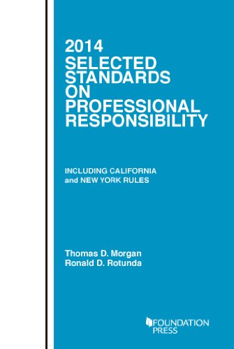 9781609301668: Selected Standards on Professional Responsibility, 2014 (Selected Statutes)